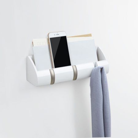 <p><span style="font-size: small;"><strong>UMBRA Стенен органайзер с 3 бр закачалки “CUBBY MINI</strong></span>“<br /><span style="font-size: small;"><strong>• </strong></span><strong>Цвят:</strong> бял <br />• <strong>С три метални отваряеми закачалки</strong><br />•<strong> За стенен монтаж ( с включени монтажни елементи)<br />• Подходящ за ключове, документи, аксесоари и др.<br /></strong>• <strong>Размер: </strong>26,7 x 6,4 х 7,6 cm<br />• <strong>Материал:</strong> метал / дърво ясен <br />• <strong>Максимално натоварване:</strong> 2,3 кг<br /><strong>Производител: UMBRA / Канада<br /></strong><em><strong>DESIGN:  WILLIAM MAK</strong></em></p><br />Марка: Umbra HK Limited <br />Модел: UMBRA 1004250-660<br />Доставка: 2-4 работни дни<br />Гаранция: 2 години