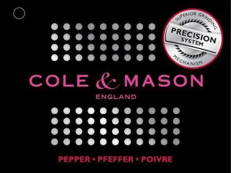 <p><strong><span>COLE & MASON Мелничкa за черен пипер “FOREST CAPSTAN"</span><br /></strong><span>• </span><strong>Височина:</strong><span> 31,5 см.</span><br /><span>• </span><strong>Материал:</strong><span> устойчива букова дървесина, стомана</span><br /><span>• </span><strong>Цвят:</strong><span> кафяв</span><br /><span>• </span><strong>Механизъм: </strong><span>закалена въглеродна стомана</span><br /><strong>• Регулируеми настройки на мелене:</strong><span> от едро до фино</span><br /><span>• </span><strong>Празна ( не е пълна с черен пипер)<br />• Да не се мокри с вода!</strong><br /><span style="color: #ff0000;">• <strong>Не използвайте мелничката за различни от черен пипер продукти!!! </strong></span><br /><strong>Производител: Cole&Mason / Англия</strong><br /><br /></p><br />Марка: COLE & MASON <br />Модел: Cole & Mason HB 1244P<br />Доставка: 2-4 работни дни<br />Гаранция: 2 години