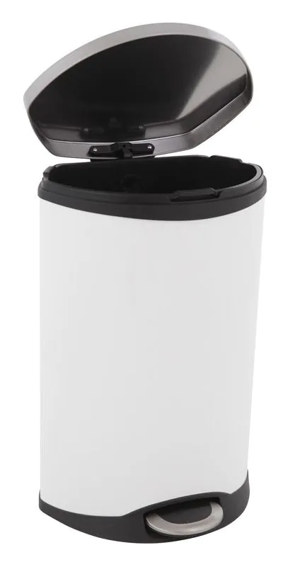 <br /><hr><br />EKO Кош за отпадъци с педал “SHELL“ - 50 литра - бял