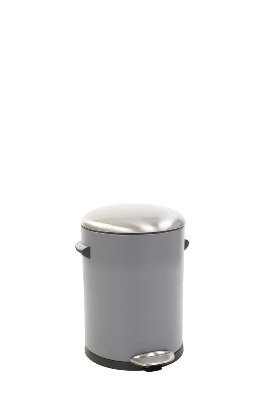 EKO Кош за отпадъци с педал  “BELLE DELUXE“- 5 литра - сив