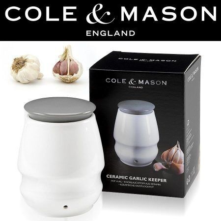 COLE & MASON Канистер за съхранение на чесън