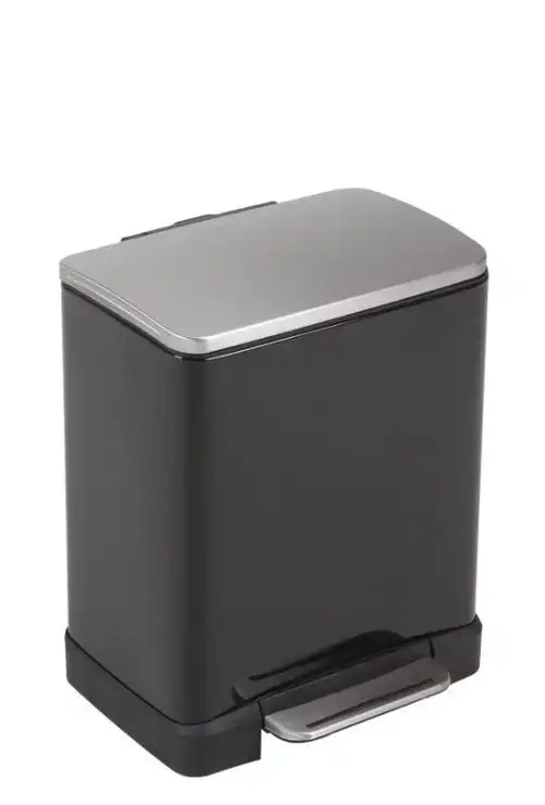 EKO Кош за отпадъци с педал “E-CUBE“ - 20 литра - черен
