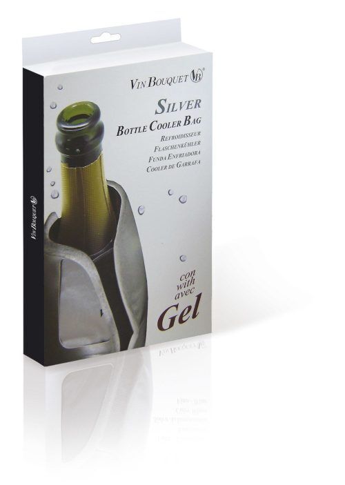 <br /><hr><br /><p><span>Въпросът за охлаждането на бялото вино, розето и пенливото вино (шампанско)  никога не е будел спорове. Въпросът е как да се поддържа необходимата температура през цялата вечер?</span></p><p>Охладителят с гел на испанската компания Vin Bouquet е модерен продукт със стилен дизайн.</p><p>Изключително практичен и много удобен за използване. Замразявате във фризера и поставяте бутилката в него. Той е еластичен и свободно се адаптира към формата ѝ. Подходящ за бутилка шампанско, вино, бира, вода и др.  </p><p>Това е отличен начин да се поддържа температурата на всяка бутилка.</p>