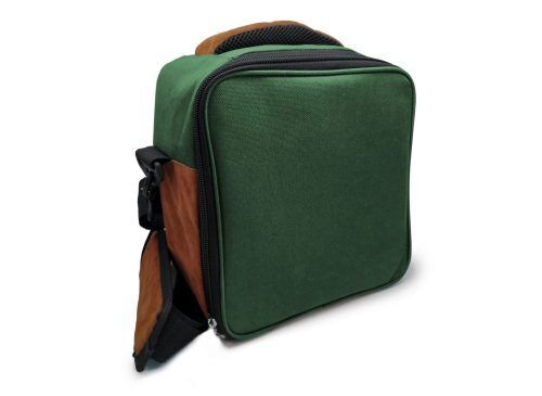 Vin Bouquet/Nerthus Термоизолираща чанта за храна с 2 джоба - зелен цвят