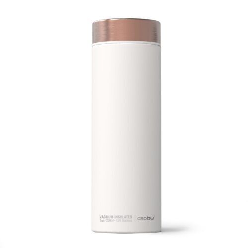 ASOBU Двустенна термо бутилка с вакуумна изолация “LE BATON“ - 500 мл - цвят бял/мед