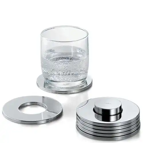 PHILIPPI Метални подложки за чаши “Rings“ - 7 части