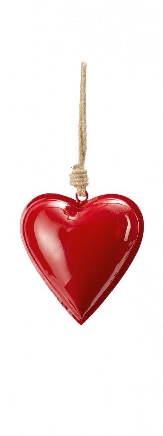 PHILIPPI Сувенир сърце “HAMBURGER“ - S размер - цвят тъмно червен