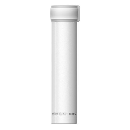ASOBU  Двустенна термо бутилка “SKINNY MINI“ - 230 мл - цвят бял