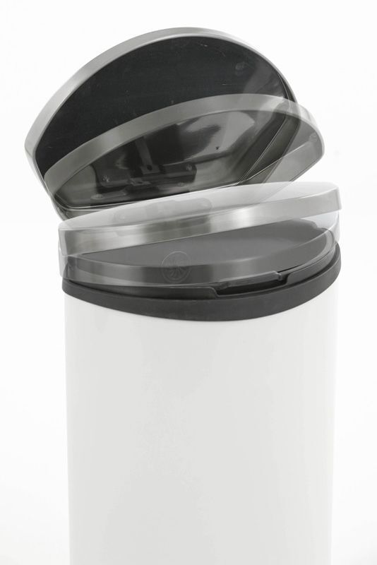 <br /><hr><br />EKO Кош за отпадъци с педал “SHELL“ - 30 литра - бял