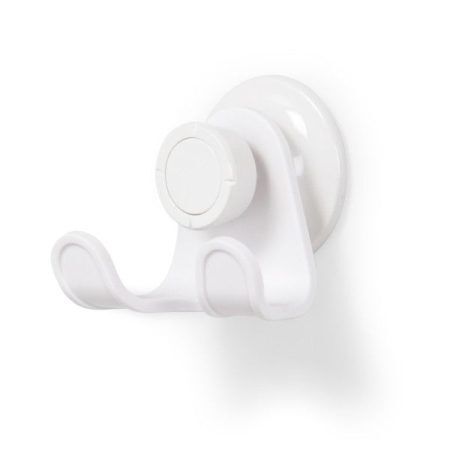 UMBRA Двойна вакуумна закачалка “FLEX GEL-LOCK “ - бяла