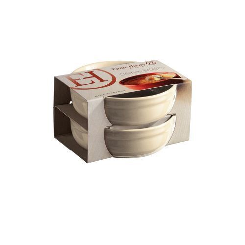 <br /><hr><br /><p>Керамичните купички за крем брюле имат идеално равна повърхност и диаметър 12 см, идеални за приготвяне на кремове и различни десерти.<br />Дали за запичане на козе сирене с мед или домат с моцарела ( вкусни предястия) или традиционното крем брюле, всеки път ще получите перфектен резултат.<br />Всички продукти на Emile Henry са произведени във Франция.</p>
