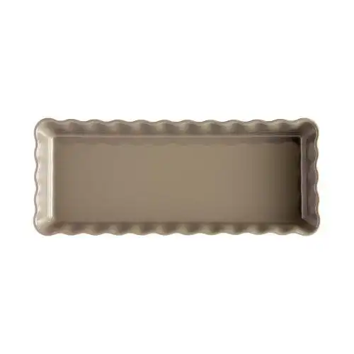 <p><strong>EMILE HENRY Керамична плитка провоъгълна форма за тарт "SLIM RECTANGULAR TART DISH" </strong><br />• <strong>Ръчно изработена от 100% естествени материали<br />• Устойчива на температури: </strong>- 20º С до + 270º С<strong><br />• Равномерно разпределение на топлината<br />• Задържа топлината на ястието по-дълго от обикновените съдове<br />• Висока устойчивост на надраскване <br /></strong>• <strong>Материал:  <span style="color: #ff0000;">HR® Ceramic (High Resistance) <span style="color: #000000;">/ </span></span></strong><span style="color: #ff0000;"><span style="color: #000000;">Високо устойчива керамика</span></span><strong><span style="color: #ff0000;"><span style="color: #000000;"> / </span><br />• <span style="color: #000000;">Без съдържание на олово, кадмий и никел</span><br /><span style="color: #000000;">• Външен размер вкл.дръжките: </span></span></strong><span style="color: #ff0000;"><span style="color: #000000;">36,5 х 15 х 5 см</span></span><span style="color: #ff0000;"><br /><strong><span style="color: #000000;">• Вътрешен размер: </span></strong><span style="color: #000000;">34,5 х 13 х 4</span><span style="color: #000000;"> см<br /></span></span><span style="color: #ff0000;"><span style="color: #000000;">• <strong>Вместимост:</strong> 1,3 литра</span><br /><span style="color: #000000;"><strong>• Тегло: </strong>1,09 кг</span><br /><span style="color: #000000;">• <strong>Цвят: </strong>сиво <strong>-</strong>бежов</span><br /><span style="color: #000000;">• <strong>Подходяща за: </strong>фурна / микровълнова фурна / фризер / съдомиялна машина</span><br /><strong><span style="color: #000000;">Производител: EMILE HENRY / Франция</span></strong></span></p><br />Марка: Emile Henry <br />Модел: EH 6034-95<br />Доставка: 2-4 работни дни<br />Гаранция: 2 години