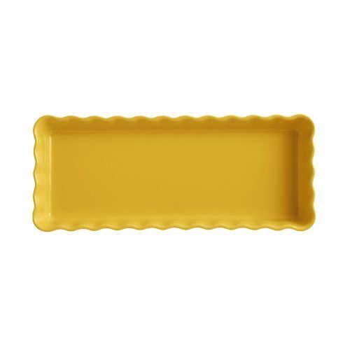 <br /><hr><br /><p>Изработена от HR® Ceramic (High Resistance) / Високо устойчива керамика / , която разпределя равномерно топлината. <br />Високоустойчивата глазура е идеална за ежедневна употреба и не се драска при рязане с нож директно вътре в съда. <br />Правоъгълната форма за тарт  може да се използва в традиционна и в микровълнова фурна.</p>