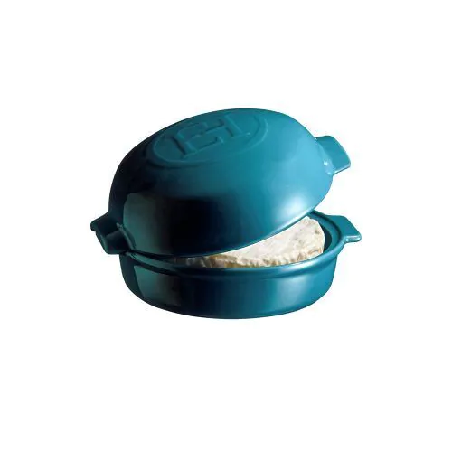 EMILE HENRY Керамична форма за печене с капак "CHEESE BAKER" - Ø 19 см - цвят син
