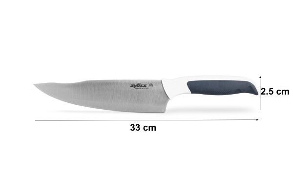 <br /><hr><br /><p>Ножът на майстора Comfort лесно ще се превърне във Вашият основен нож. Изключителното му острие може да се справи с почти всяка задача в кухнята.</p><p>Ергономичната дръжка е проектирана за максимален комфорт при ежедневна употреба. Тя стои удобно в ръката, което позволява здрав и стабилен захват дори при продължителна употреба.</p><p>Всеки нож има точки за контрол по време на рязане. В основата на острието, при дръжката, е точка за палеца на режещата ръка, която осигурява лесно направляване на ножа, баланс и контрол по време на работа. Точката в горната част на острието е за помощ от свободната ръка, за по-добър контрол при прецизно рязане.</p><p>Всички ножове се предлагат с предпазител за безопасно съхранение и за защита на острието, когато не се използват.</p><p><object width="600" height="350" data="https://www.youtube.com/v/H6zfZ4fjZ7A" type="application/x-shockwave-flash"><param name="src" value="https://www.youtube.com/v/H6zfZ4fjZ7A" /></object></p>