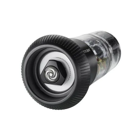 <p><strong><span style="font-size: small;">GEFU Мелничка за сол или пипер X-PLOSION®</span></strong><br />• <strong>Висококачествена керамичен механизъм CYCLONE® </strong><br />•<strong> Регулиране на смилането с 14 стъпки, от фино до едро<br />• Интегрирана солница<br />• Камера за пипер</strong><br />• <strong>Лесно зареждане<br />• Херметичен капак за запазване на ароматите и защита от влага </strong><br />• <strong>Цвят:</strong> черен <br />• <strong>Размери:</strong> Ø 5,5 х 10,8 см (h)<br />• <strong>Материал</strong>: висококачествена неръждаема стомана / керамичен механизъм / алуминий / пластмаса<br /><strong>Производител: GEFU / Германия</strong></p> <p><img src="{{media url="/Icon_Cyclone.jpg"}}" alt="" width="50" />    <img src="{{media url="/GDA20_VE_WINNER_RGB.png"}}" alt="" width="20" />    <img src="{{media url="/DE_KI_Signet20_GOLD_K-A_FPDM_RGB.jpg"}}" alt="" width="40" />     <img src="{{media url="/invivo-logo-bw_127x35.gif"}}" alt="" width="50" /></p><br />Марка: GEFU - GERMANY <br />Модел: GEFU 34624<br />Доставка: 2-4 работни дни<br />Гаранция: 2 години