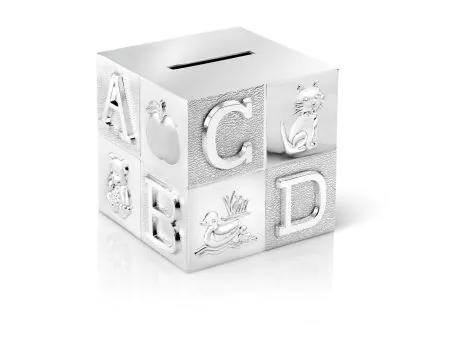 ZILVERSTAD Детска касичка “Кубче ABC“