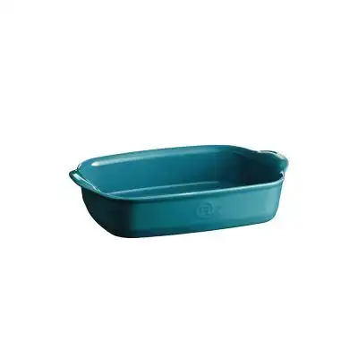 EMILE HENRY Керамична тава " SMALL RECTANGULAR OVEN DISH"- 30х19 см - цвят син
