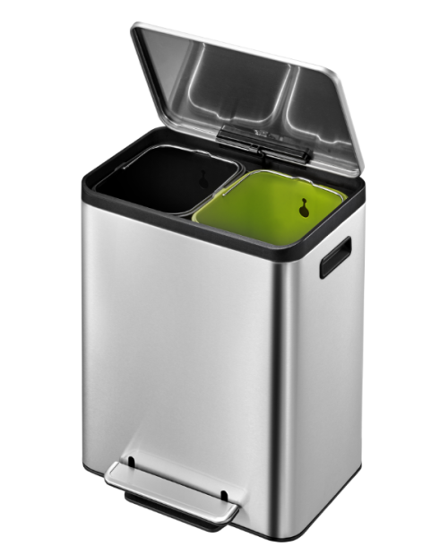 <br /><hr><br /><p><span>Дизайнът с две вътрешни отделения прави сортирането на рециклируеми и нерециклируеми отпадъци бързо и лесно.</span><br /><span>Функцията „остани отворен“ помага  за почистване и смяна на найлонова торбичка.</span><br /><span>Подходящ за домашна и търговска среда.</span><br /><object width="620" height="350" data="https://www.youtube.com/v/BdMDfQa424g" type="application/x-shockwave-flash"><param name="src" value="https://www.youtube.com/v/BdMDfQa424g" /></object></p>