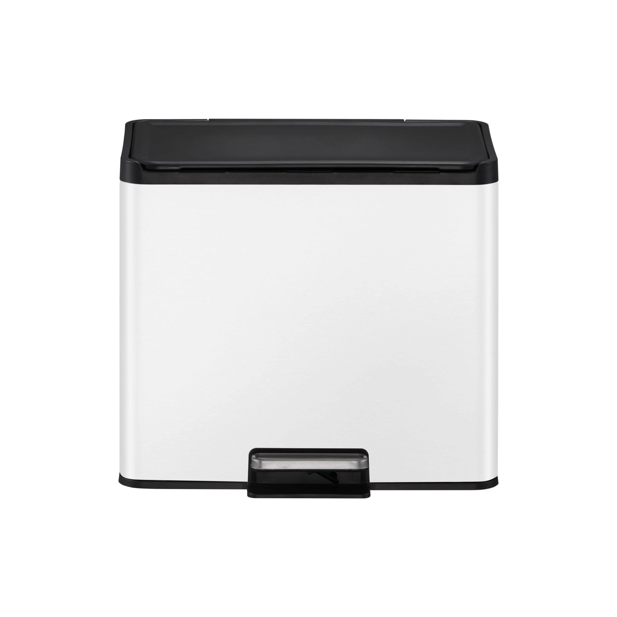 EKO Кош за разделно събиране “ESSENTIAL“ - 2 х 15 л. - бял