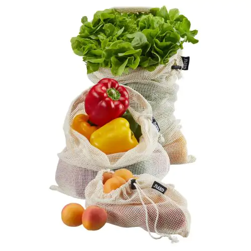 GEFU Мрежи за плодове и зеленчуци “AWARE“ - 3 бр (размер S/М/L)