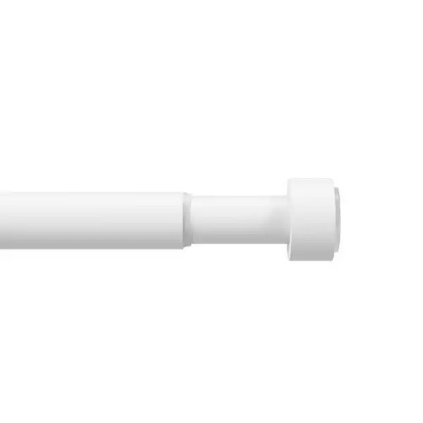 UMBRA Корниз - CAPPA - цвят бял - размер 91- 137 см.