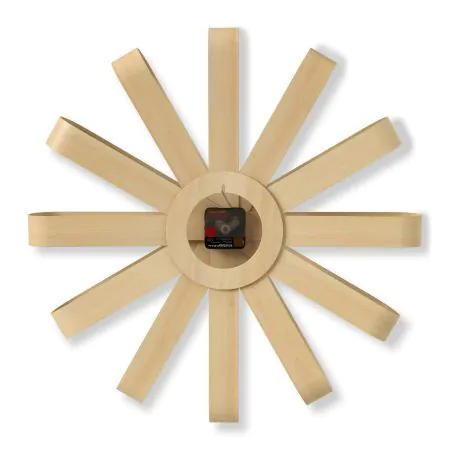 <p><span style="font-size: small;"><strong>UMBRA Дървен часовник за стена “RIBBONWOOD“ <br /></strong></span> •<strong> Цвят:</strong> натурално дърво<br /> • <strong>Размери:</strong> 51 х 51 х 10 см (ДхШхВ)<br />• <strong>Размер на опаковката: </strong>54 х 54 х 14 см<br />• <strong>Тегло:</strong> 0,44 кг<br />• <strong>Материал:</strong> дърво <br /> • <strong>Безшумен механизъм </strong><br />• <strong>Захранване: </strong>1 бр батерия АА ( не са включени) <br /><strong>Производител: UMBRA / Канада </strong><br /><em><strong>DESIGN: MICHELLE IVANKOVIC & UMBRA STUDIO</strong></em></p><br />Марка: Umbra HK Limited <br />Модел: UMBRA 118071-390<br />Доставка: 2-4 работни дни<br />Гаранция: 2 години