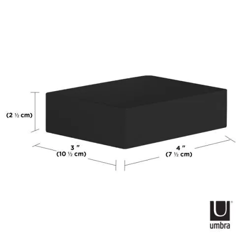<p><strong>UMBRA Комплект от 3 бр. “Плаващи“ рафтове - черни</strong><br /><span><strong>• </strong></span><strong>Цвят: </strong><span>черен</span><br /><span>•</span><strong> Закачане на стена (с включени елементи)</strong><br /><span>• </span><strong>Размер:</strong><span> </span><span>11 х 8 х 3 см.</span><br /><span>• </span><strong>Размер на опаковката:</strong><span> 26 х 11 х 4 см.</span><br /><span>• </span><strong>Тегло:</strong><span> 0,140 кг.</span><br /><span>• </span><strong>Максимално натоварване:</strong><span> до 1 кг. за рафт</span><br /><span>• </span><strong>Материал:</strong><span> MDF, стомана</span><br /><strong>Производител: UMBRA / Канада<br /></strong><em><strong>DESIGN: TOM VINCENT</strong></em></p><br />Марка: Umbra HK Limited <br />Модел: UMBRA 325560-040<br />Доставка: 2-4 работни дни<br />Гаранция: 2 години