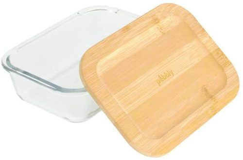 <br /><hr><br /><p>Открийте комплекта на Pebbly от 3 стъклени кутии с бамбукови капаци! Идеални за съхранение или претопляне на храна в микровълнова печка или фурна (моля, свалете бамбуковия капак преди загряване).</p>
