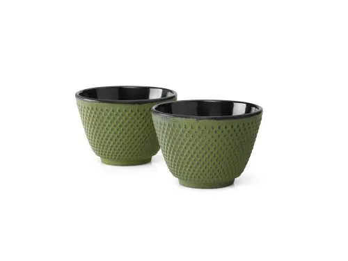 BREDEMEIJER Сет от 2 чугунени чаши за чай “Xilin“ - зелени