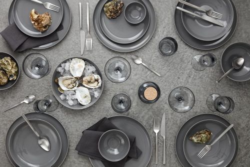 <br /><hr><br /><p><span>Азиатската естетика се среща със скандинавския дизайн! Чиниите от серия RO на BLOMUS са проектирани от Тереза ​​Ранд, като са вдъхновени от японската чаена церемония. </span><br /><span>Порцелановите чинии са устойчиви, могат да се мият в съдомиялна машина и да се поставят в микровълнова фурна.</span><br /><br /></p>