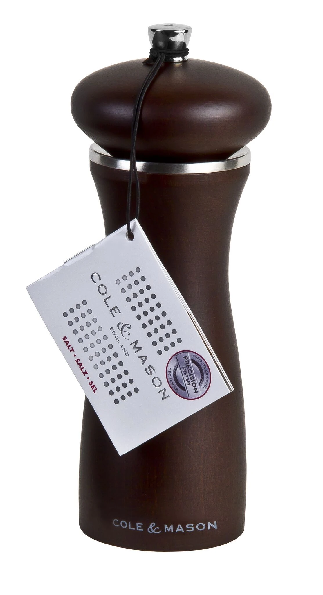COLE & MASON Мелничка за сол “SHERWOOD FOREST“ – 16,5 см. – цвят кафяв