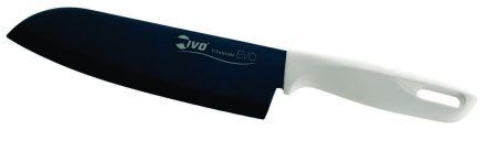 IVO Cutelarias Нож „Сантоку” "TITANIUM EVO" – 18см – бяла дръжка