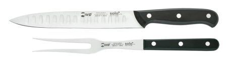 IVO Cutelarias Карвинг комплект " SOLO" от 2 части /нож и вилица/