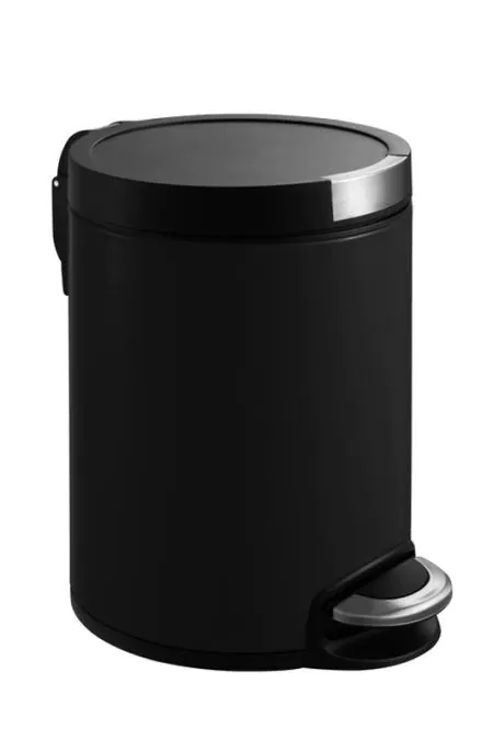 EKO Кош за отпадъци с педал “ARTISTIC“ - 5 литра - черен