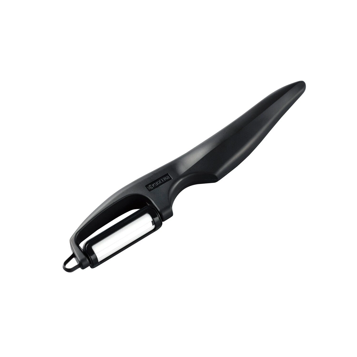 KYOCERA Керамична белачка с двойно острие – черна