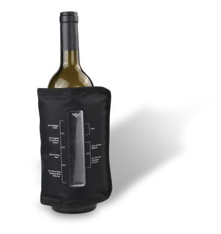 <p><em><span style="font-size: medium;"><strong>Охладител за бутилки</strong>
<p>Размери на опаковката:18,5 см./16 см./2,5 см.<br />Тегло: 0,450 кг.<br />Скала с температура за сервиране на различни вина<br />Термометър<br />Производител:<strong> Vin Bouquet, Испания</strong><br />Марка: Vin Bouquet <br />Модел: VB FIE 109<br />Доставка: 2-4 работни дни<br />Гаранция: 2 години