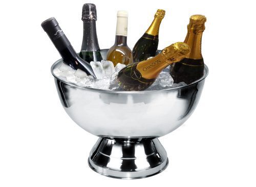 Vin Bouquet Стоманен охладител за бутилки – Ø 34 см