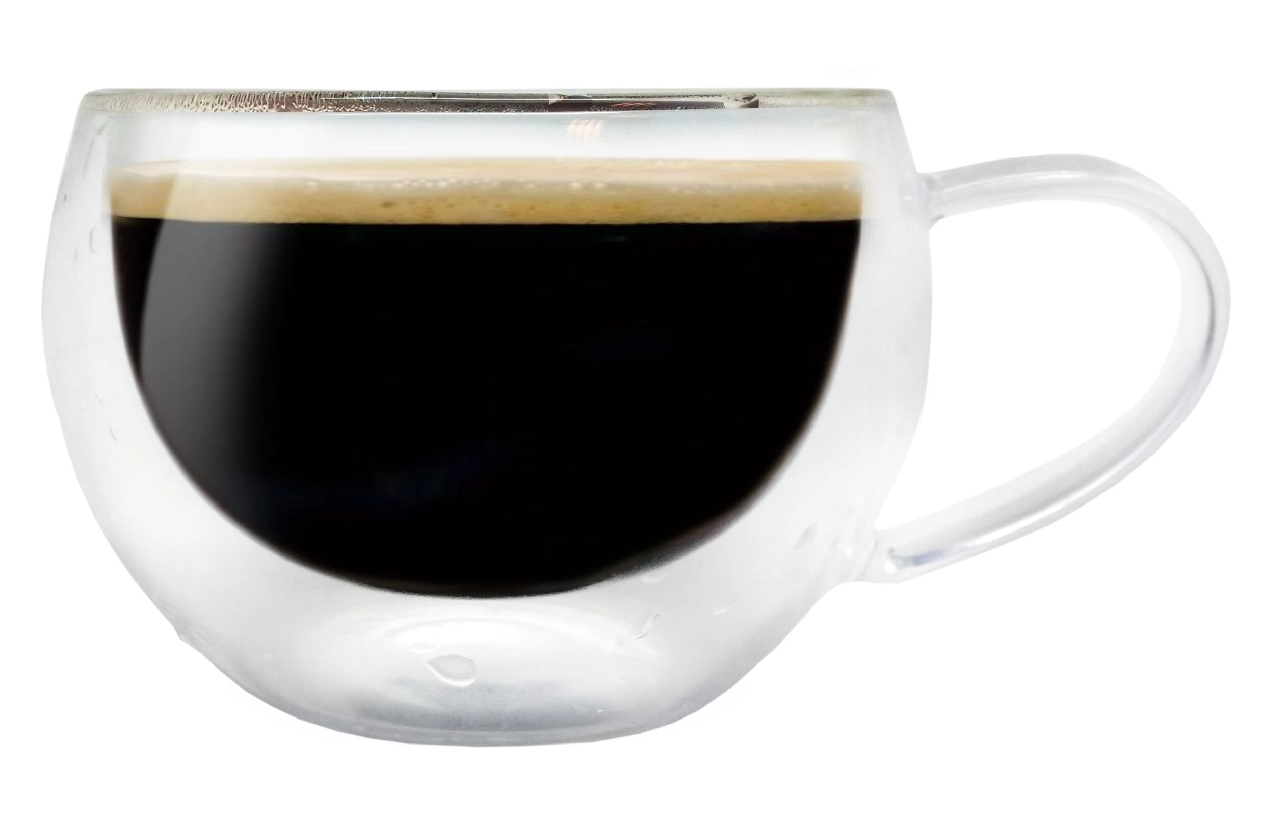 Nerthus Комплект от 2 бр. двустенни стъклени чаши – 200 мл.