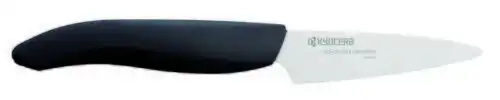 KYOCERA Керамичен нож за белене -бяло острие/черна дръжка - 7