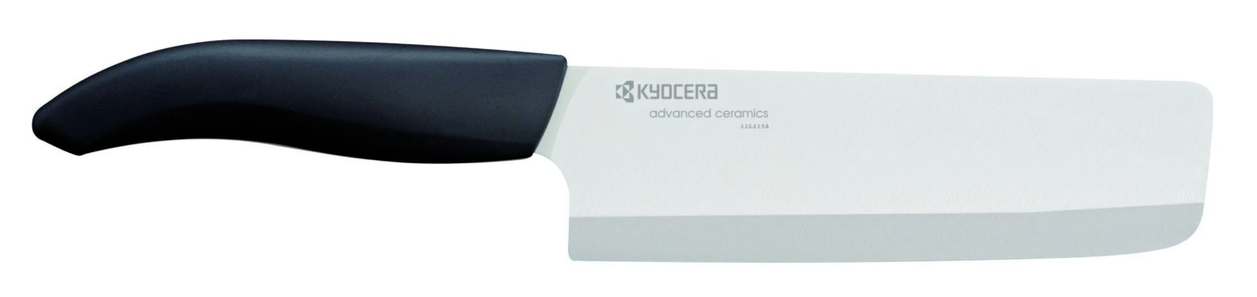 KYOCERA Керамичен сатър – бяло острие/черна дръжка – 15 см.