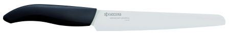 KYOCERA Универсален керамичен нож  - бяло острие/черна дръжка - 18 см.