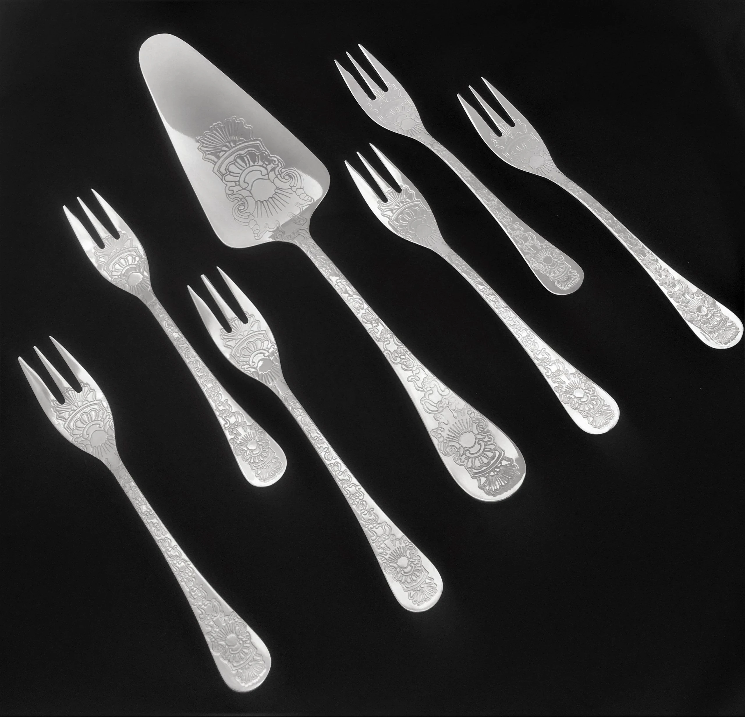 HERDMAR Комплект прибори за торта “SANTAMARTA“ – 7 части