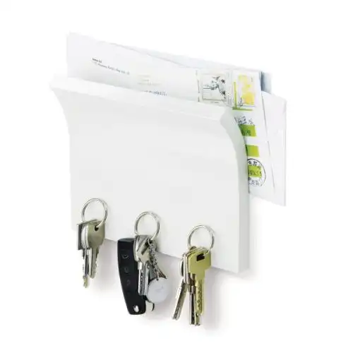 UMBRA Магнитна поставка за ключове / органайзер “MAGNETTER“ - цвят бял