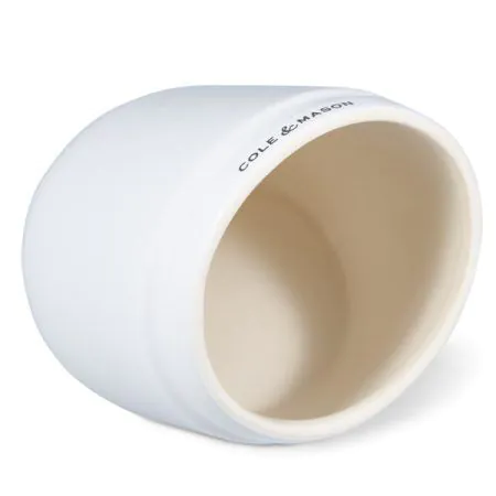 <p><span style="font-size: small;"><strong>COLE&MASON Керамичен канистер за сол<br /></strong></span>• <strong>Материал:</strong> керамика<br />• <strong>Височина на канистера:</strong> 147 мм.<br />• <strong>Дълбочина на канистера:</strong> 160 мм.<br />• <strong>Ширина на канистера</strong><strong>:</strong> 115 мм.<br />• <strong>Тегло на канистера:</strong> 0.706 кг.<br />• <strong>Подходящ за съдомиялна машина<br /></strong>• <strong>Цвят:</strong> бял<br /><strong><strong>Производител: Cole&Mason / Англия</strong></strong></p><br />Марка: COLE & MASON <br />Модел: Cole & Mason H 121923<br />Доставка: 2-4 работни дни<br />Гаранция: 2 години