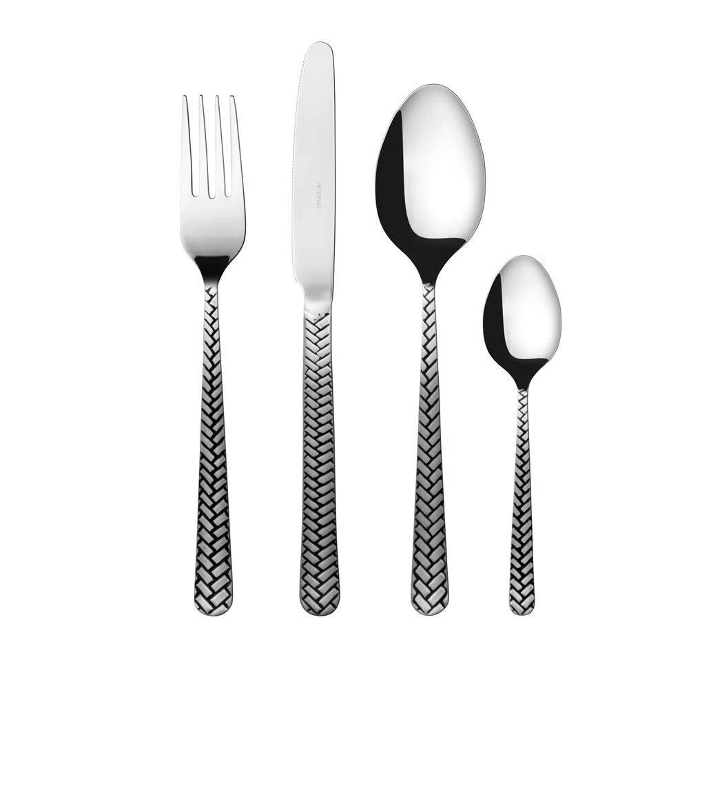 HERDMAR Комплект прибори за хранене “STRAW“- 36 части – със състарен ефект