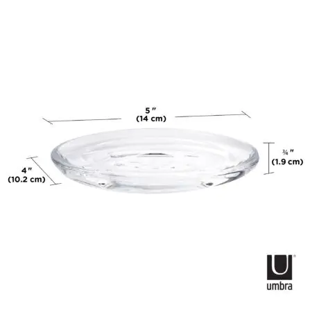 <p><strong>UMBRA Сапунерка “DROPLET“ - прозрачна</strong><br /><span><strong>• </strong></span><strong>Цвят:</strong><span> прозрачен</span><br /><strong>• Размери:</strong><span> 14<span> x 10 x 2</span> см.</span><br /><span><strong>• Размери на опаковката</strong></span><strong>:</strong><span> 14 х 10 х 2 см.<br /><strong>• Тегло:</strong> 0,150 кг. </span><br /><strong>• Материал: </strong><span>акрил</span><br /><strong>Производител: UMBRA / Канада</strong><br /><em><strong>DESIGN: MICHELLE IVANKOVIC</strong></em></p><br />Марка: Umbra HK Limited <br />Модел: UMBRA 020162-165<br />Доставка: 2-4 работни дни<br />Гаранция: 2 години