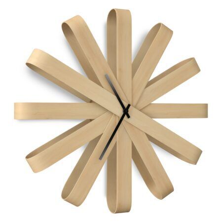 UMBRA Дървен часовник за стена “RIBBONWOOD“