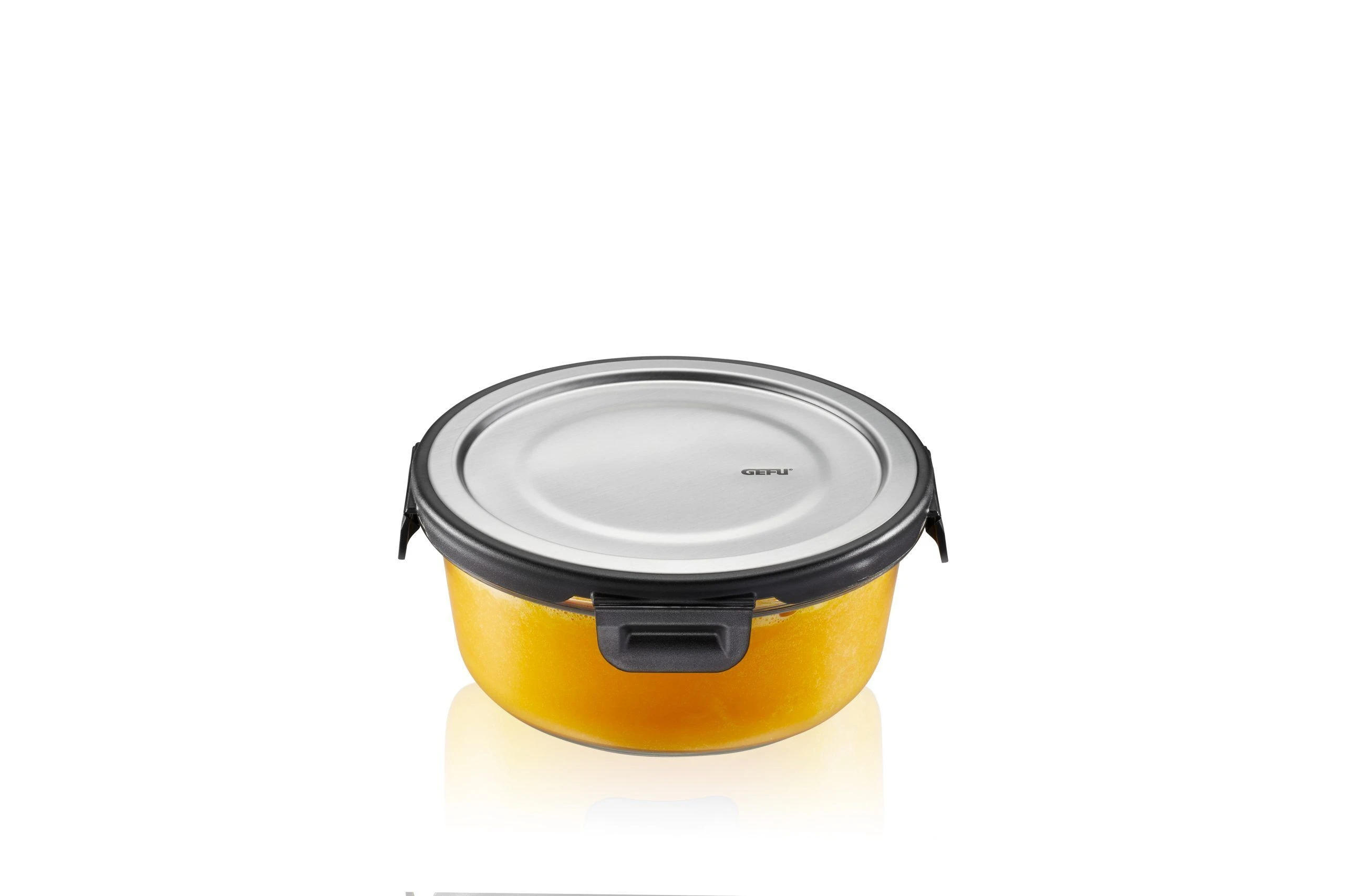 GEFU Кръгла стъклена кутия за храна “MILO“ – 600 мл.