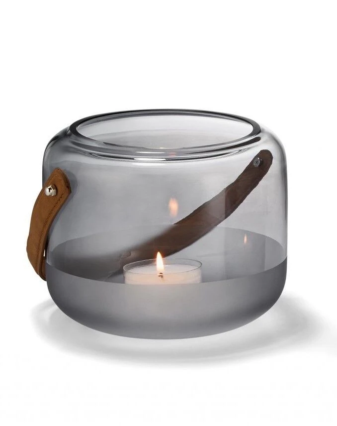 PHILIPPI  Стъклен свещник “MARLON“ – L размер